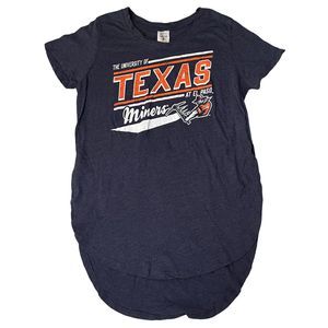 Miners University Of Texas At El Paso Rivalry Threads T-Shirt Top Hi-low Small